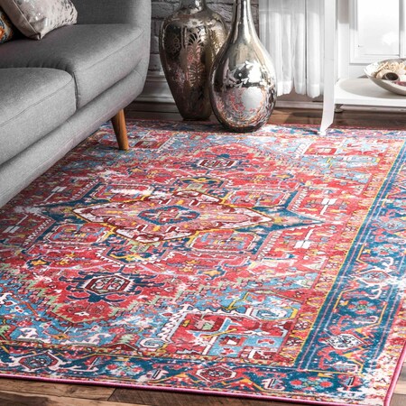 Nuloom Sherita Distressed Persian Area Rug 3ft 3in x 5ft 6in DISA05B-305